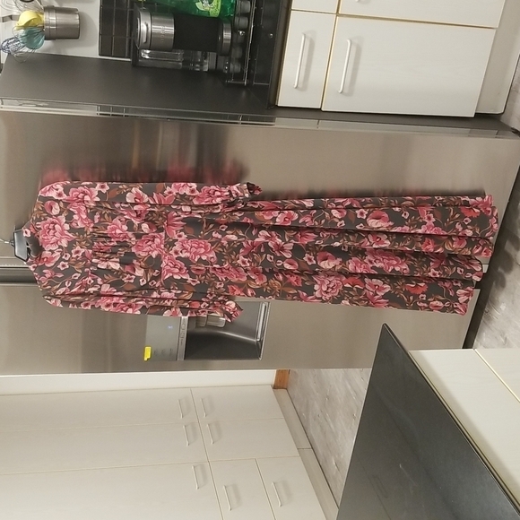 💕FAME & PARTNERS💕 The Capulet Dress ~ Floral Print Maxi Dress Long Sleeve 8 - Picture 10 of 16